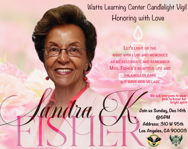 Candlelight Vigil for Mrs. Sandra K Fisher Featured Photo