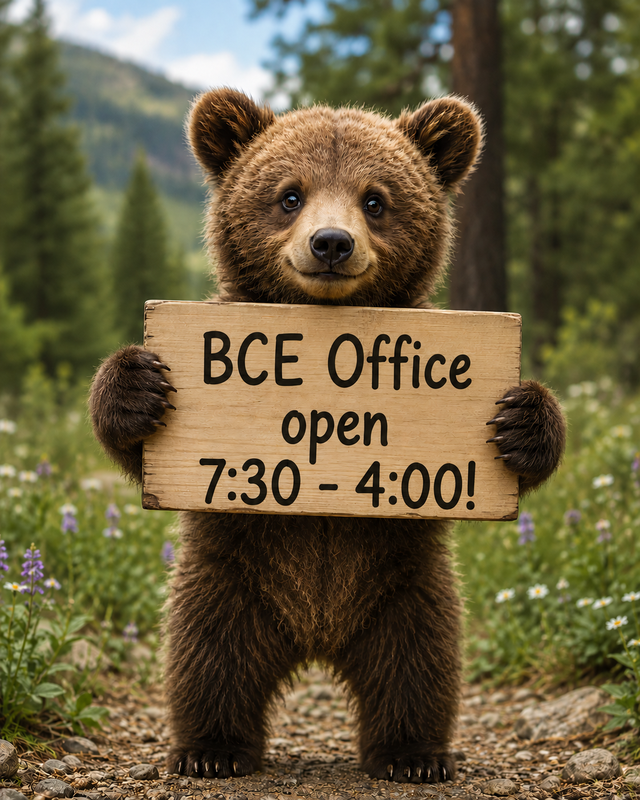 BCE Office hours - 7:30 - 4pm