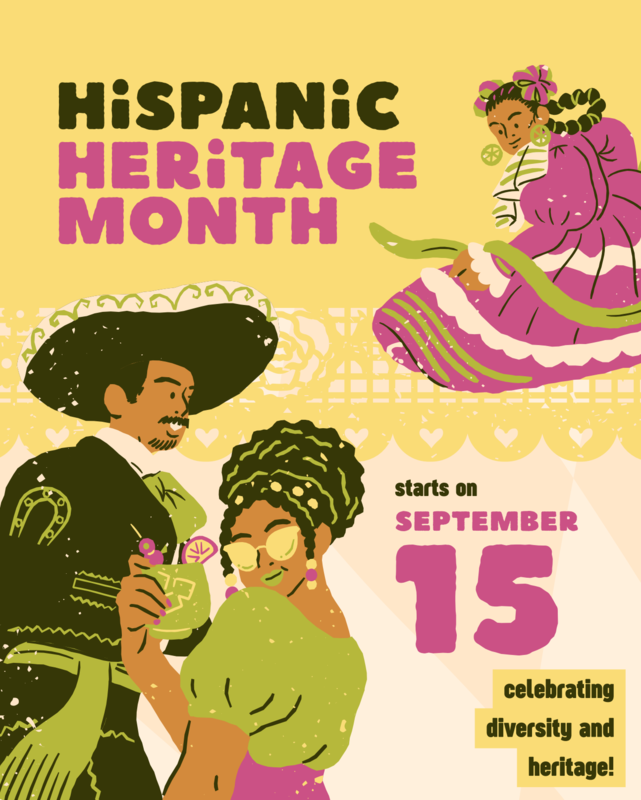 SPANISH MONTH POSTER