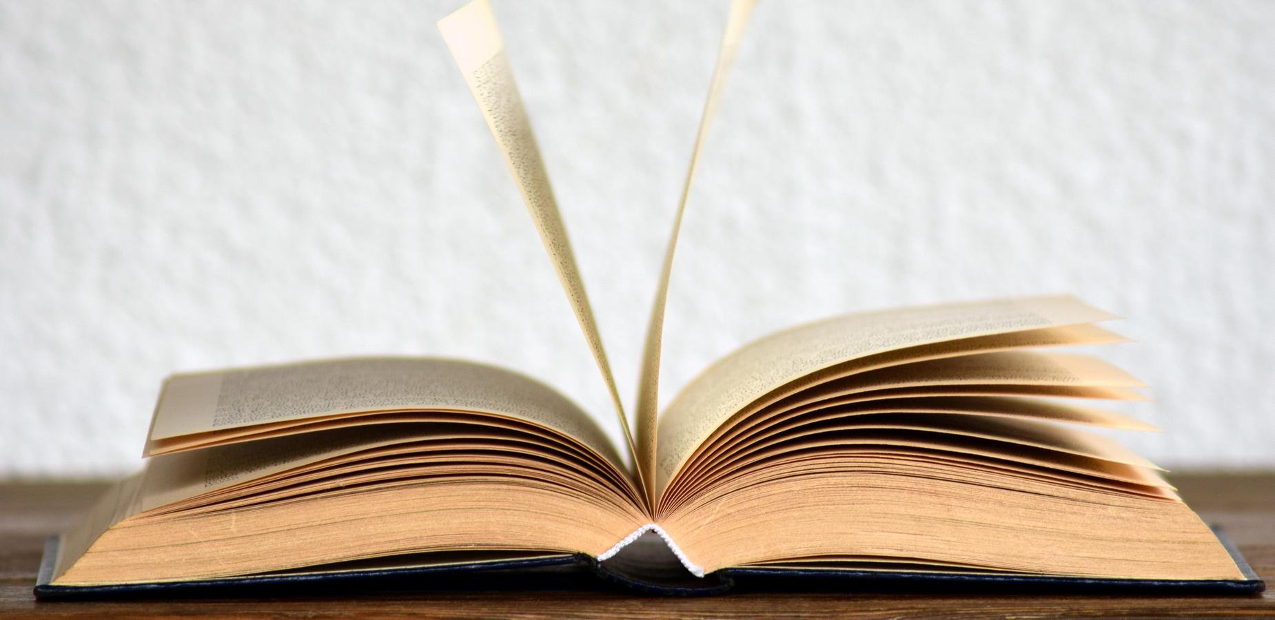 Pages of a book