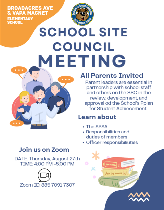 SSC Parent Orientation
