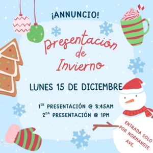 Folleto del programa de invierno