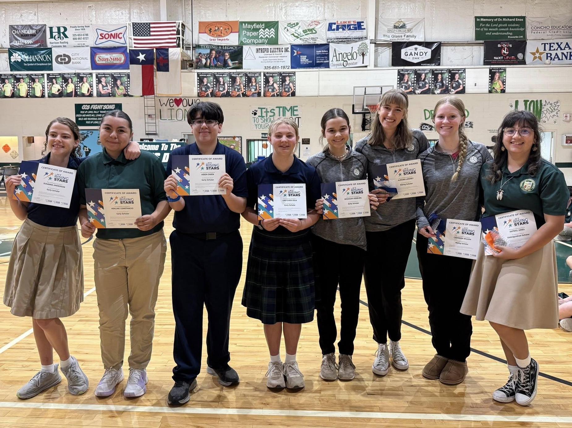 Students with awards