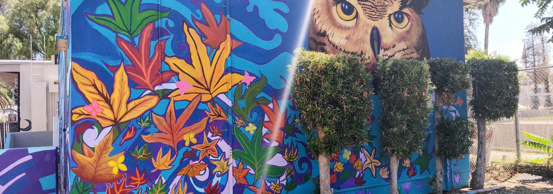 Mural on side of Room 3