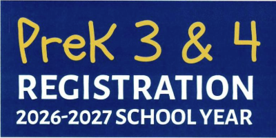 Pre K 3 & 4 Registration