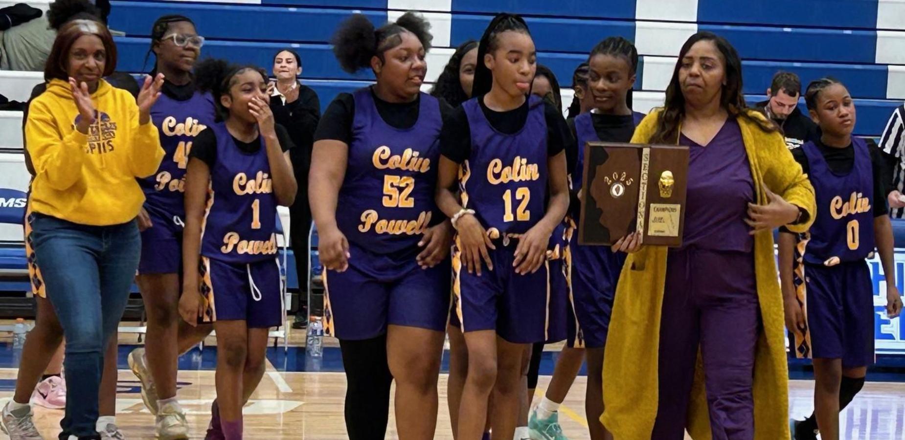 Congratulations to our 7th grade Lady Eagles Basketball Team on winning the Regionals and Sectionals!