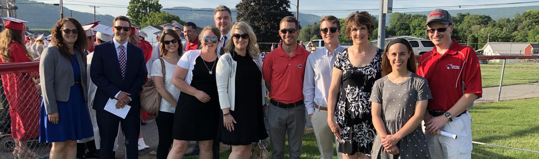 Faculty at Graduation