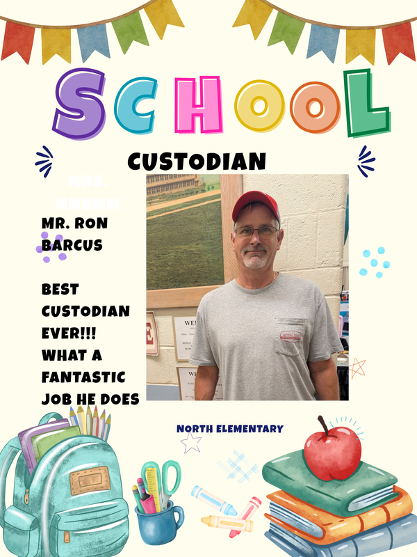 Mr. Barcus August Staff of the Month