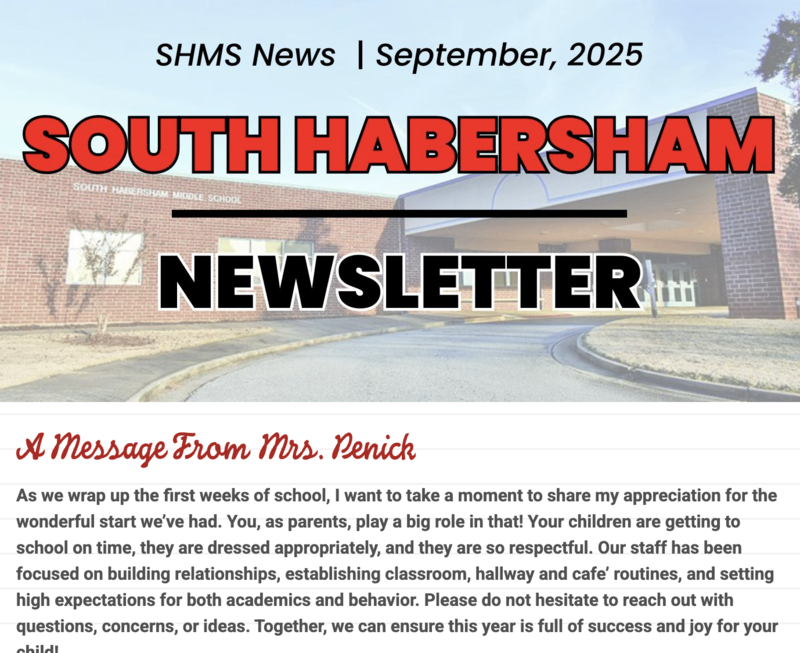Newsletter Screenshot