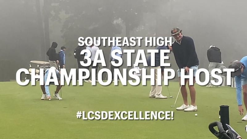 Southeast High 3A State Golf Championship Host Graphic