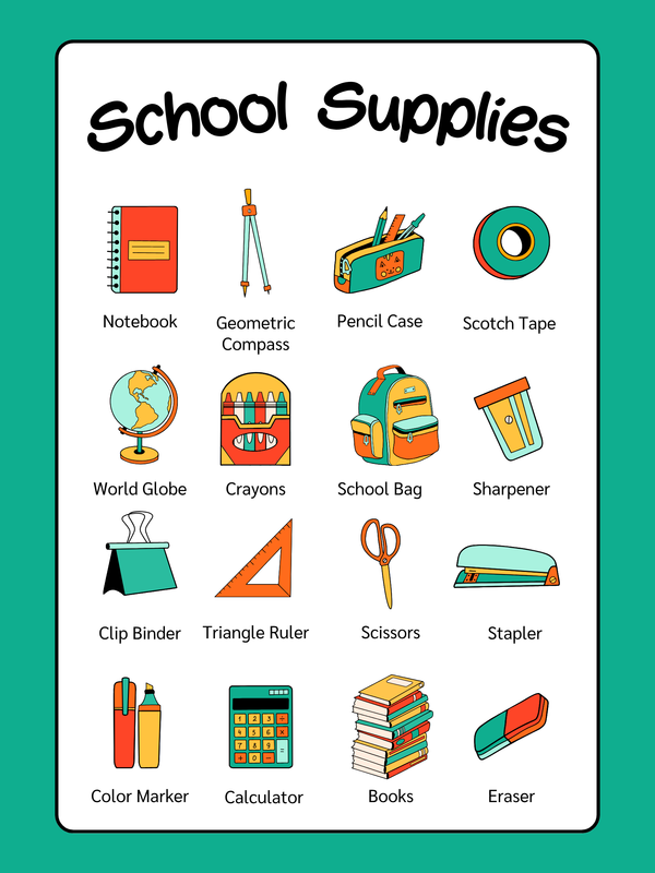 School Supply List 2026 - 2027 Featured Photo