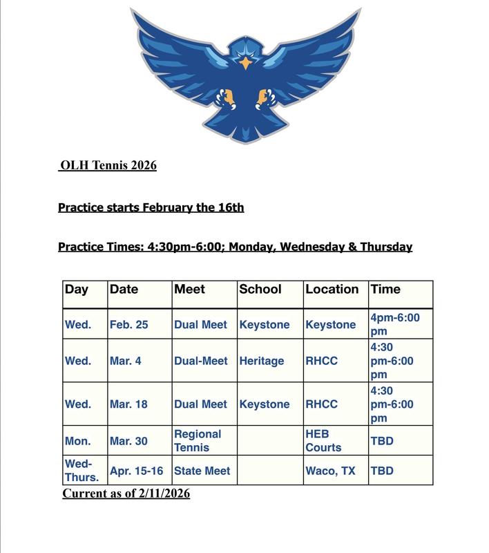 2026 Tennis Schedule Featured Photo