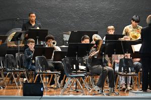 Band concert for the secondary campus.