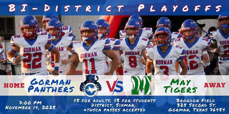 FOOTBALL PLAYOFF GAME 11/14/25 Featured Photo