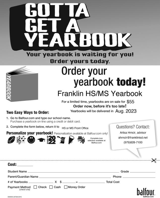 FHS/FMS Get Your Yearbook Today! Featured Photo
