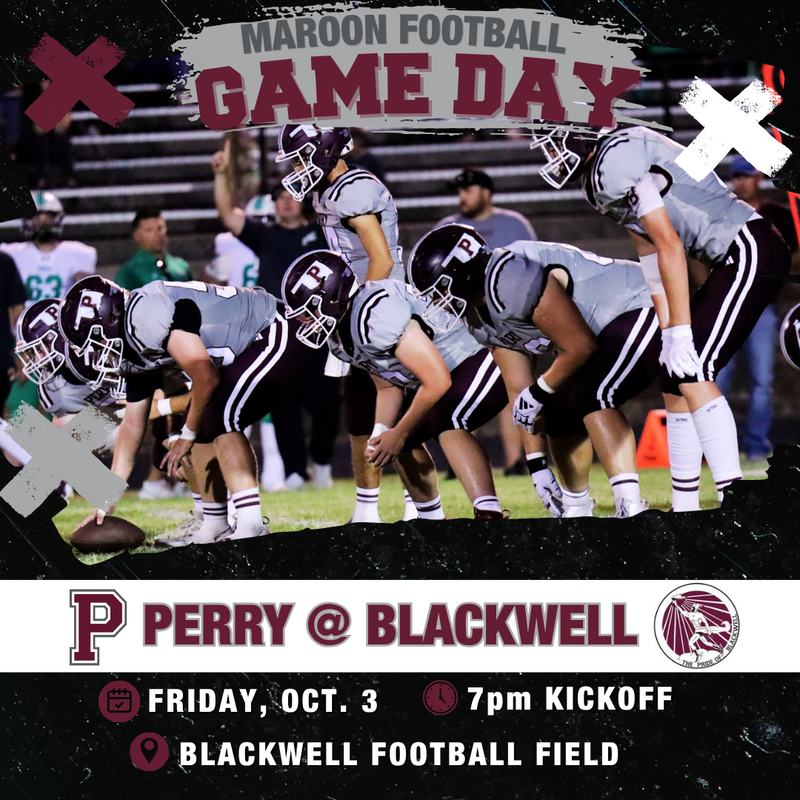 Perry @ Blackwell Game Day Info