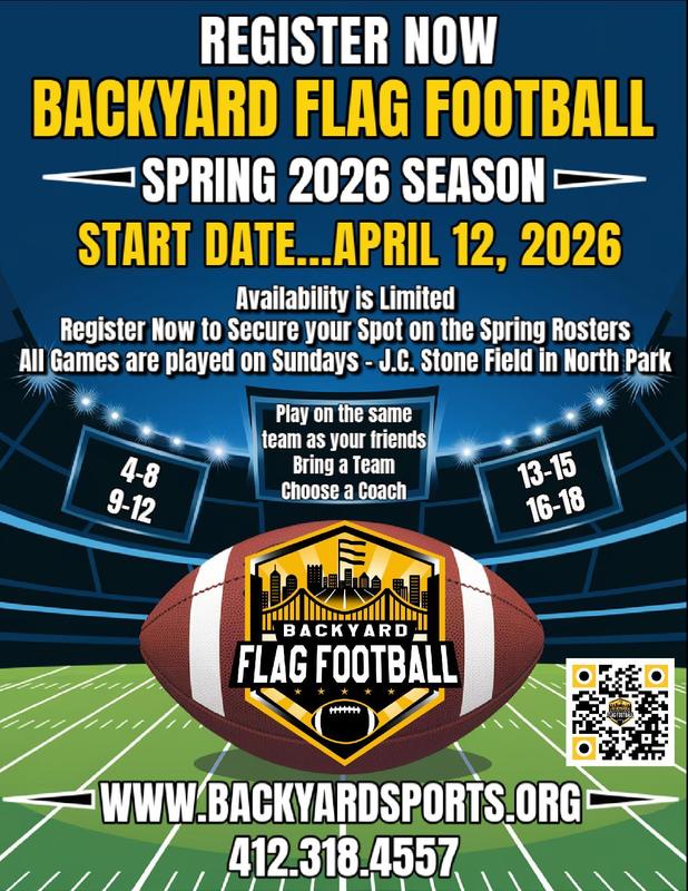 flyer for backyard sports flag football