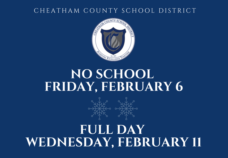 Schools closed on February 6