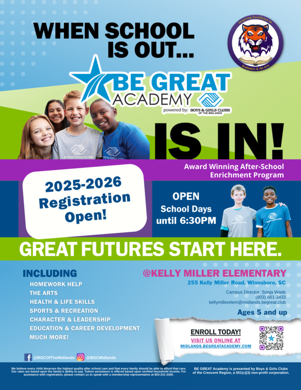After-School Program Now Enrolling at Kelly Miller Elementary!