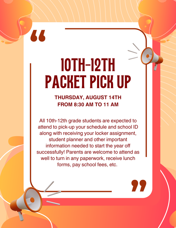 Reminder for 10th-12th Graders! Featured Photo