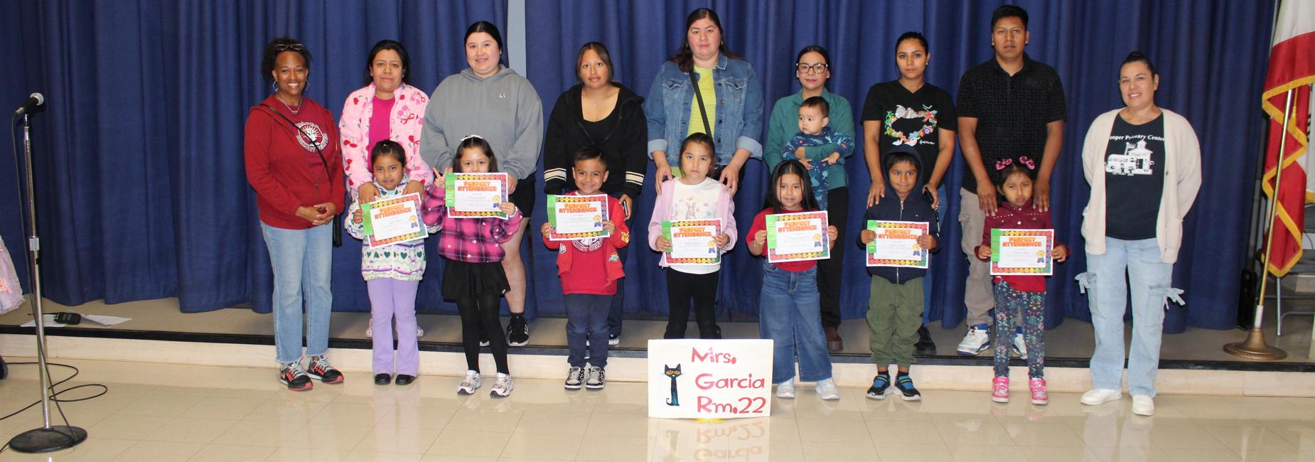 Rm 22 march perfect attendance