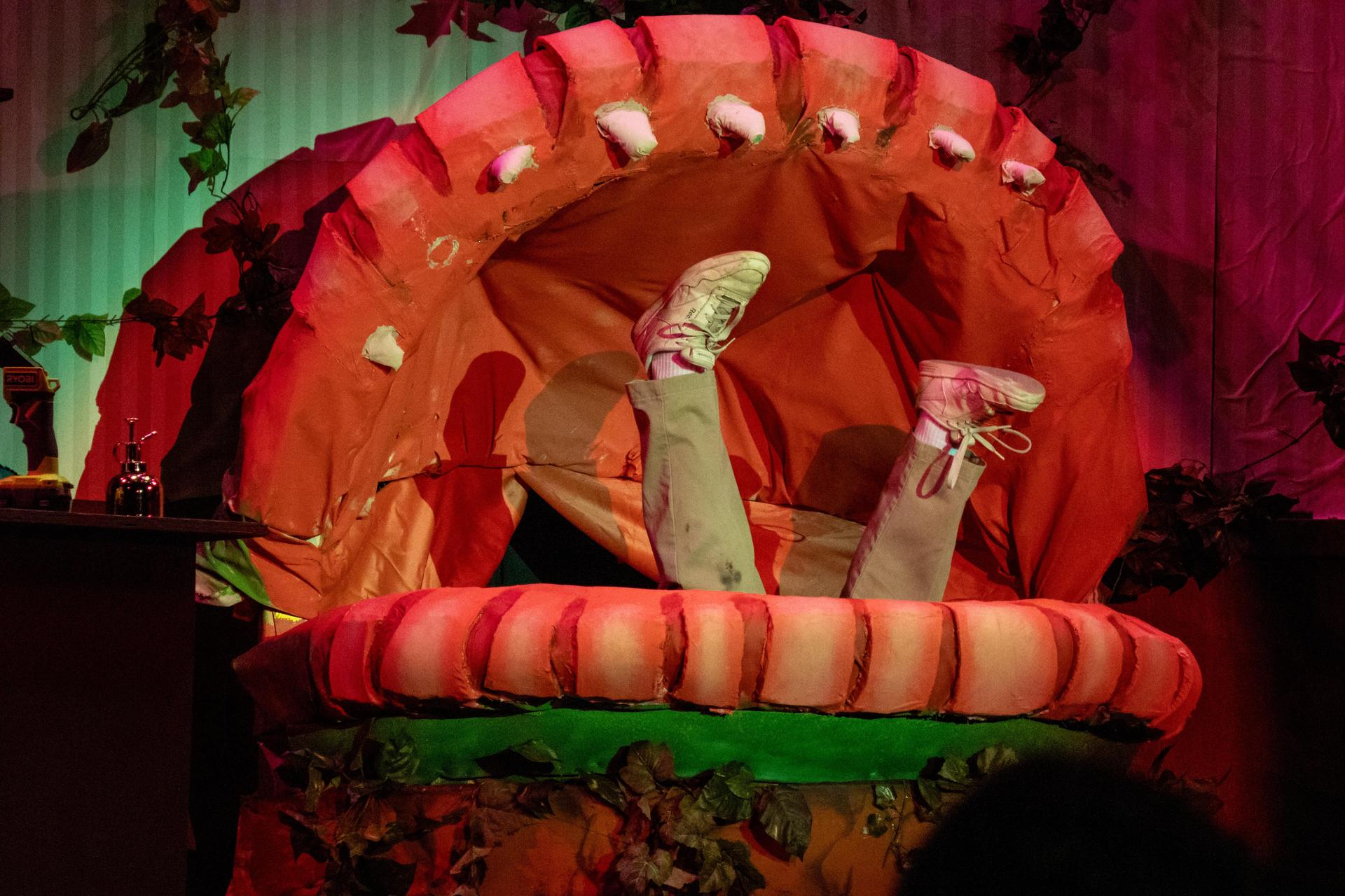 A scene from Little Shop of Horrors