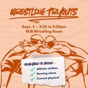 Wrestling Tryouts Poster