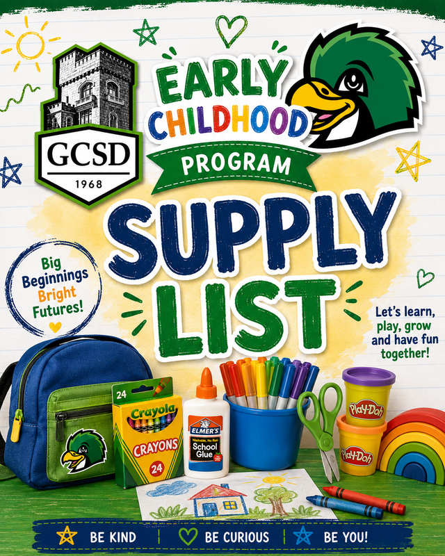 2026-2027 ECP School Supply List