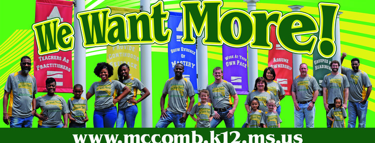We Want More Movement Billboard Signage