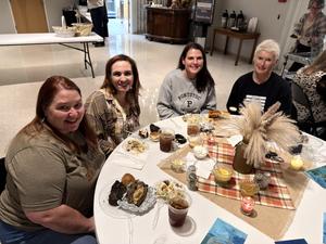 A celebration dinner