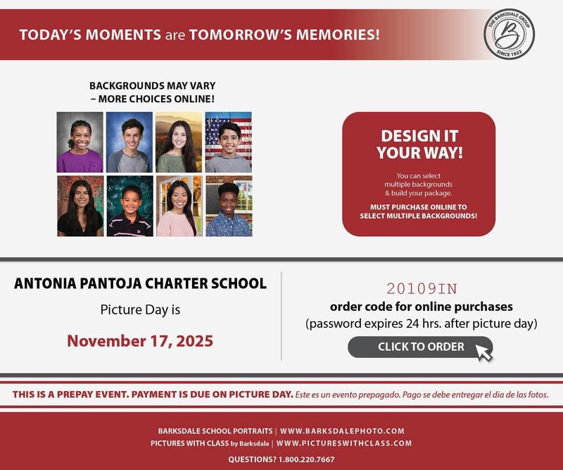 Pantoja Picture Day Link