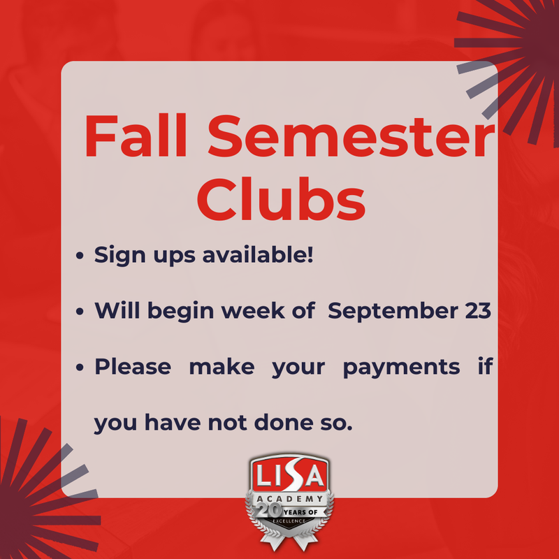 Club Sign ups