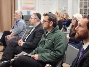 parents listening intently.