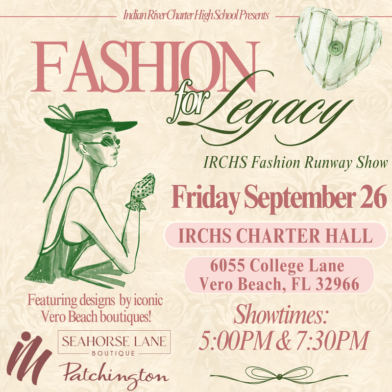 IRCHS Fashion Show 9/26, 2 shows!