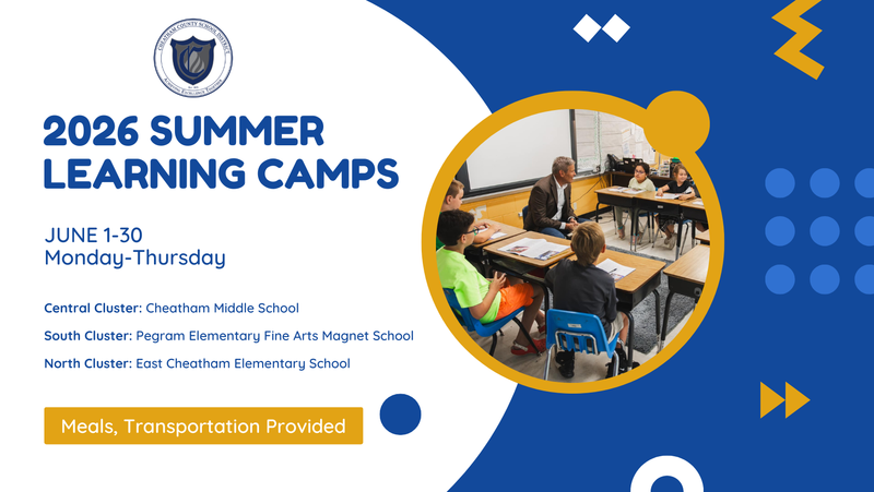 Summer learning camps 2026