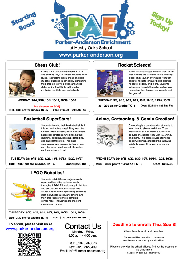 26-27 Session 1 Parker-Anderson Flyer