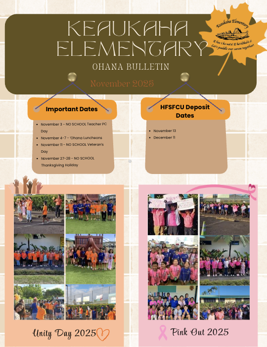 November Ohana Bulletin