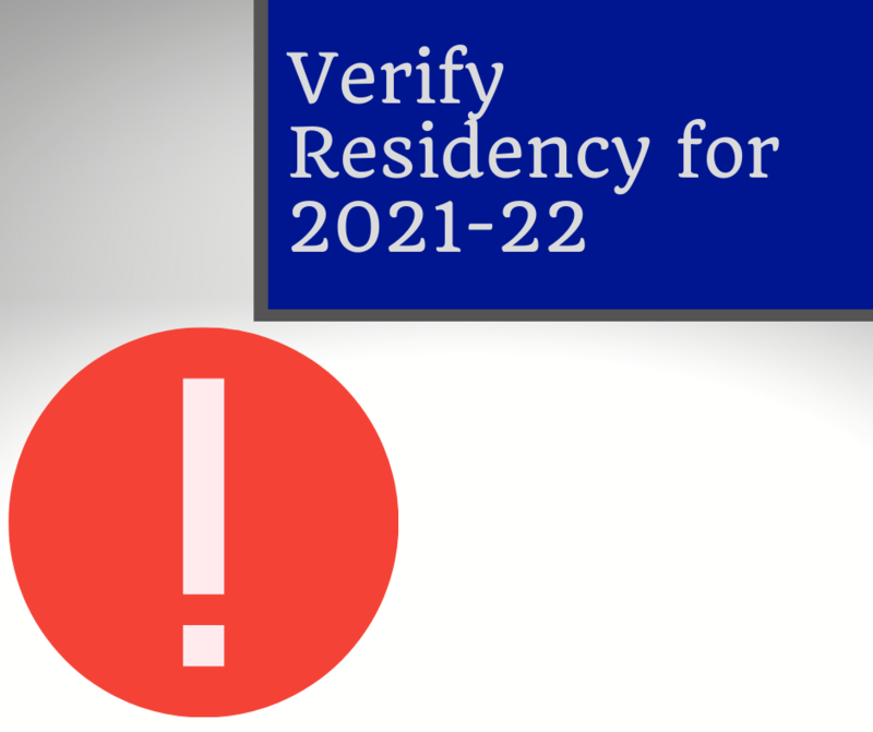 Verify your child's residency for 2021-22 school year / Verifique la residencia de su hijo para el año escolar 2021-22 Featured Photo