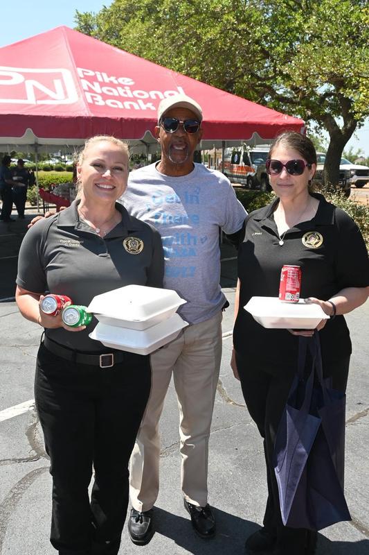 Pike County Sheriff’s Office Chief Damian Gatlin, along with members of the Sheriff’s Office team, attended the Lineman and First Responders Appreciation Luncheon held at the main branch of Pike National Bank