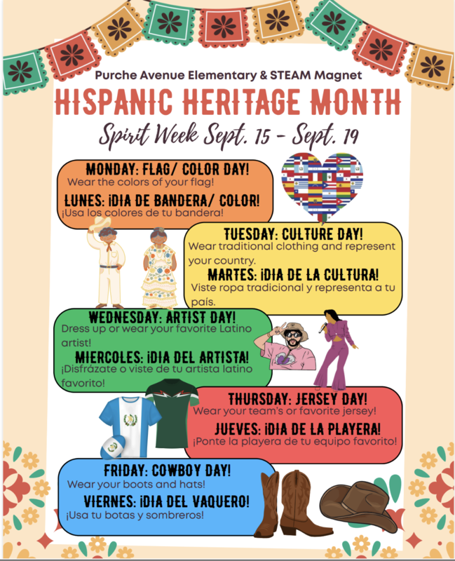 HH Spirit Week flyer