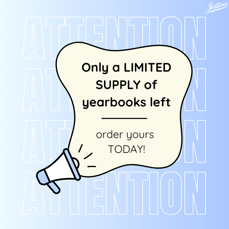 Only a Limited Supply of yearbooks left.