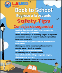 Back to School safety