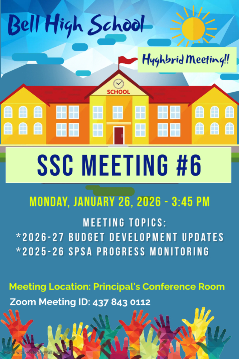 SSC Meeting (1.26.2026 @ 3:45pm)