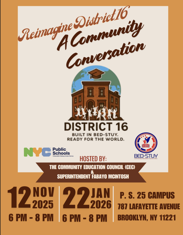D16 Community Conversation Flyer