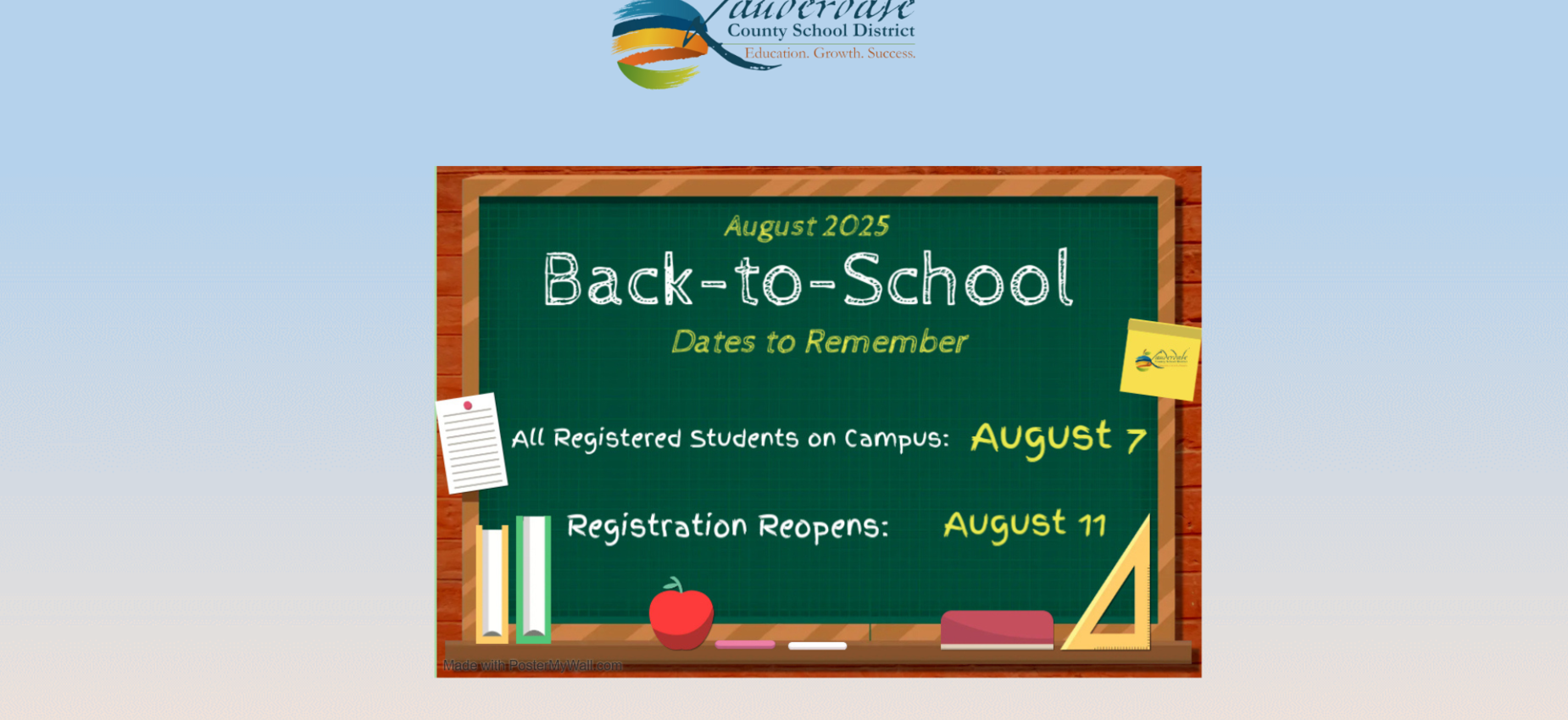 Back-to-School Details