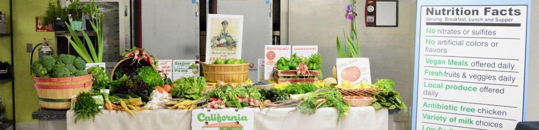 Farm to School display.