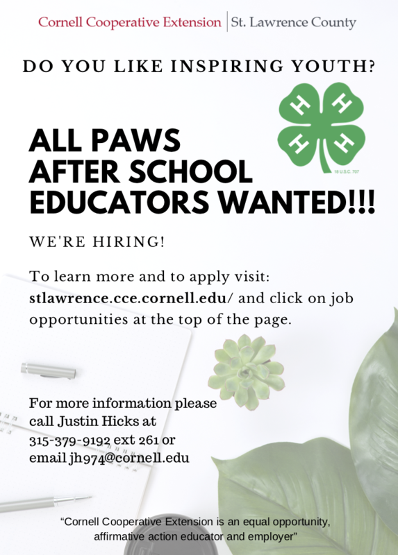 Currently Hiring for After School Program Featured Photo