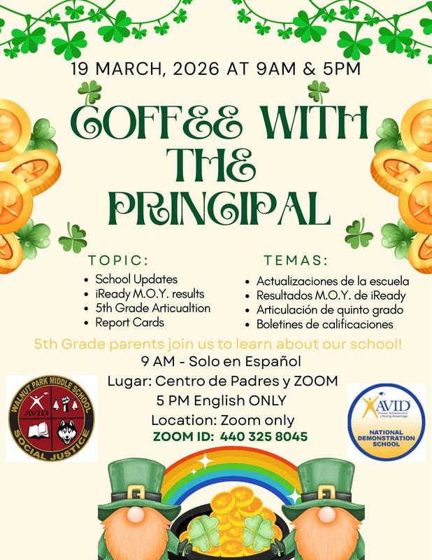 Coffee with the Principal