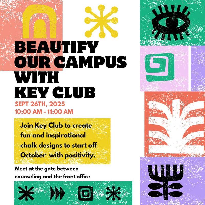 flyer regarding chalk drawings