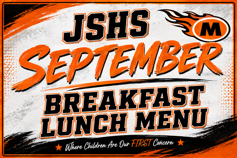 JSHS September Lunch Menu Featured Photo